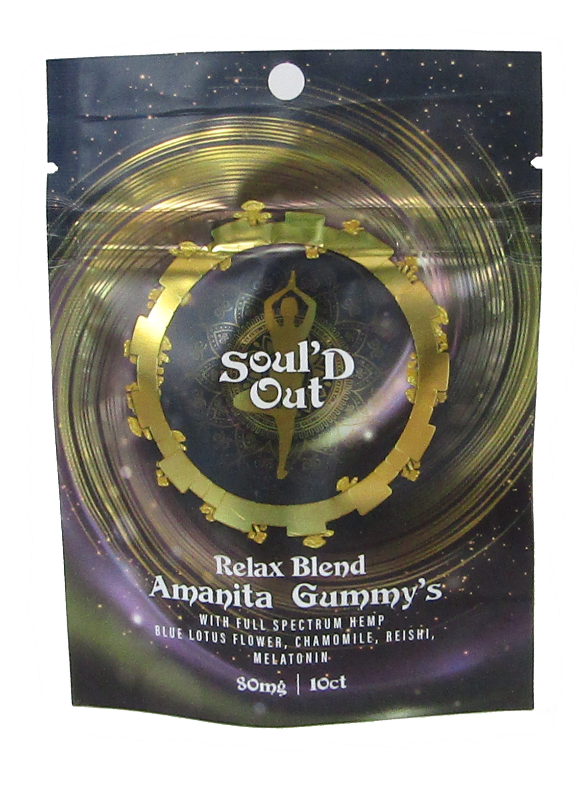 Relax Blend - Amanita Supplement Gummy Enhanced with Natural Herbs Crafted as a Sleep Aid.